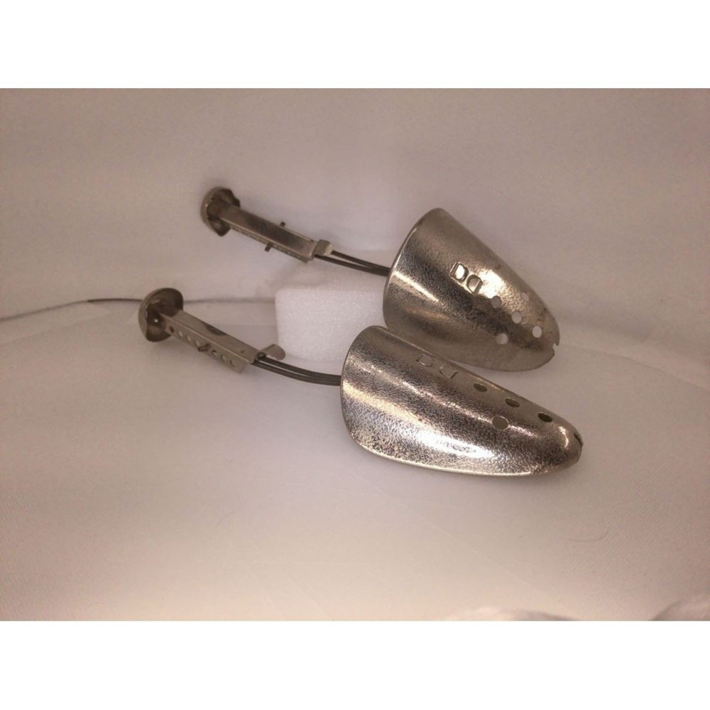 EKCO Shoe Tree Men Adjustable Silver Good‎ Vintage Metal Lightweight